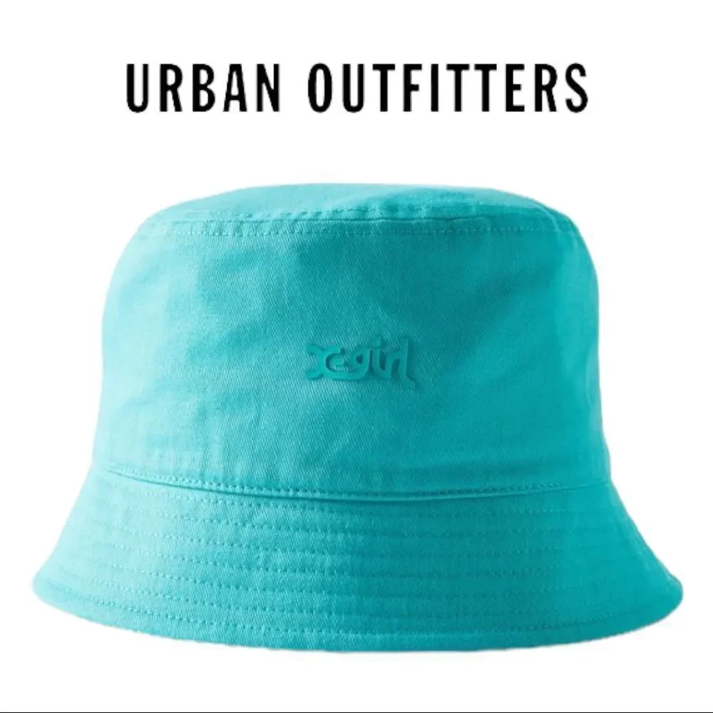 NEW X-Girl Urban Outfitters UO Mills Logo Bucket Cap Hat